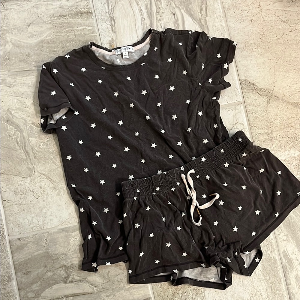 Seeing Stars Print Pajama Set